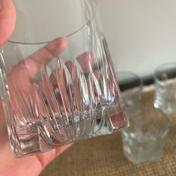 (6) SET VINTAGE ITALIAN CRYSTAL WHISKEY SCOTCH GLASSES - Picture 7 of 14